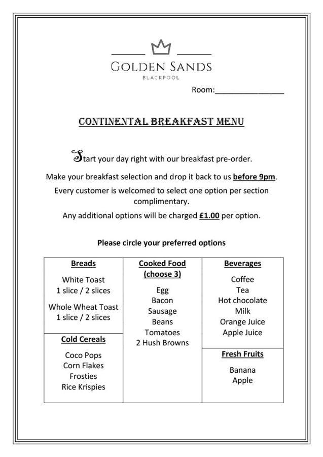 Golden Sands 3* Blackpool